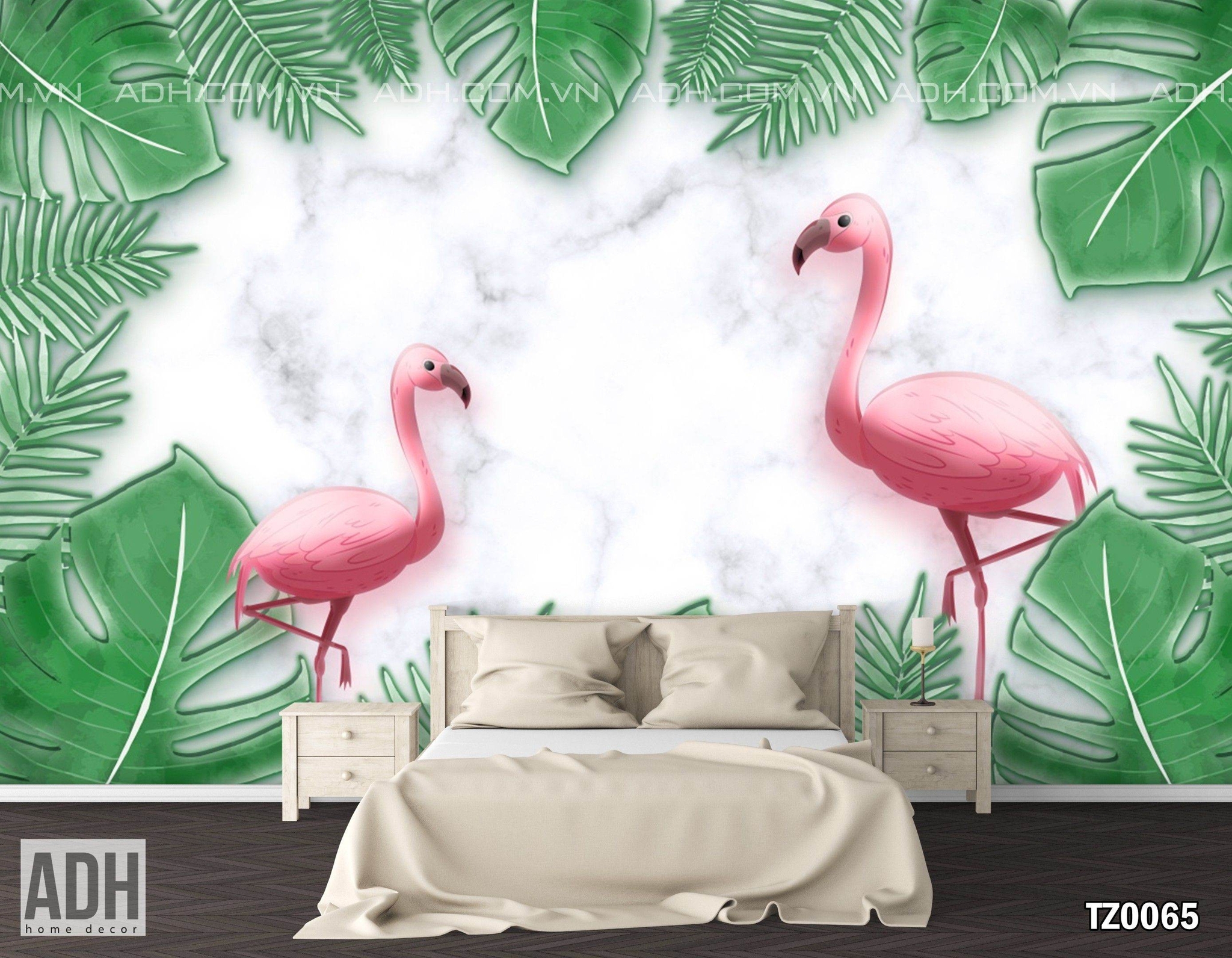 Tranh Dán Tường Flamingo TZ0065