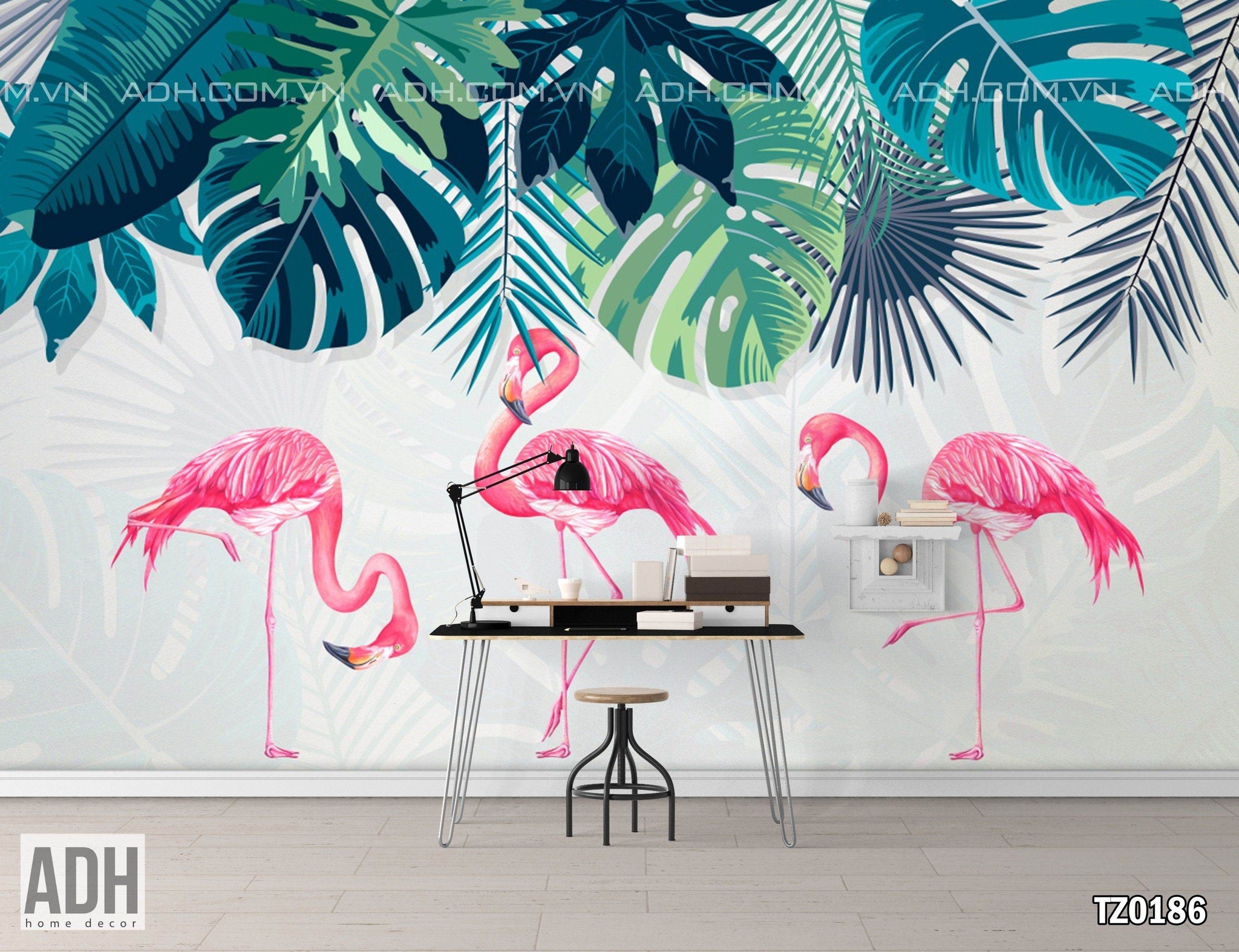 Tranh Dán Tường Flamingo TZ0186