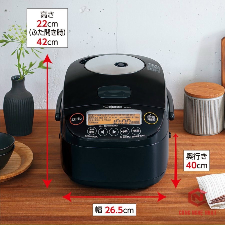 Nồi cơm điện cao tần áp suất Zojirushi NP- BI18KS