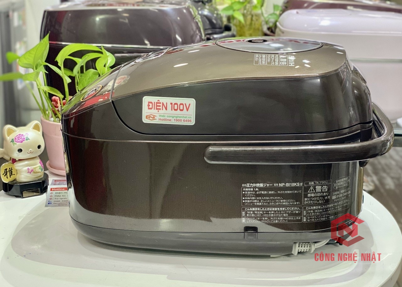 Nồi cơm điện cao tần áp suất Zojirushi NP- BI18KS