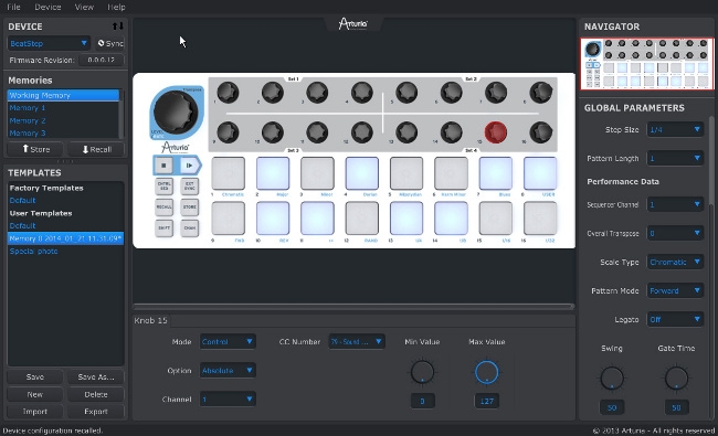 Arturia BeatStep Sequencer Controller hàng nhập khẩu chính hãng