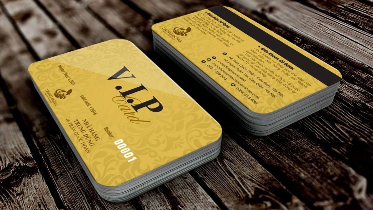Ảnh 2 : Thẻ nhựa dành cho khách Vip ( In Thành Đô)