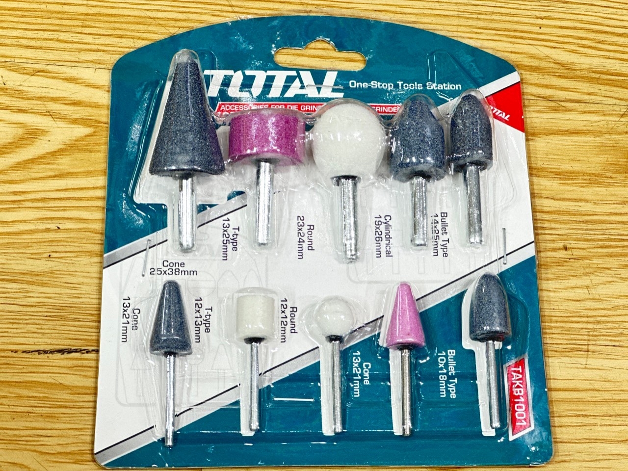 Bộ 10 linh kiện máy mài khuôn và mài khuôn mini Total TAKB1001