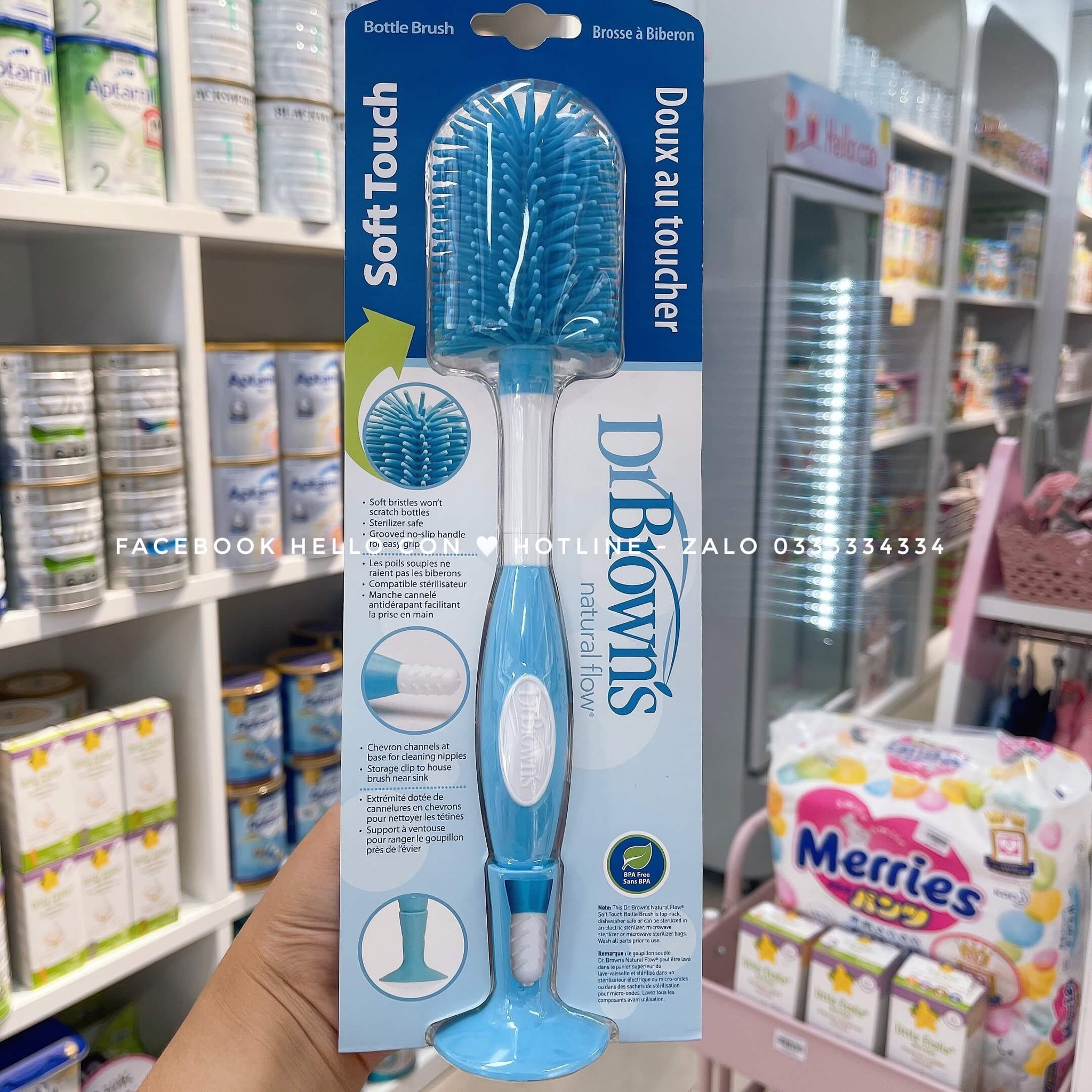 Dr Brown's Goupillon Brosse Nettoyage Biberon