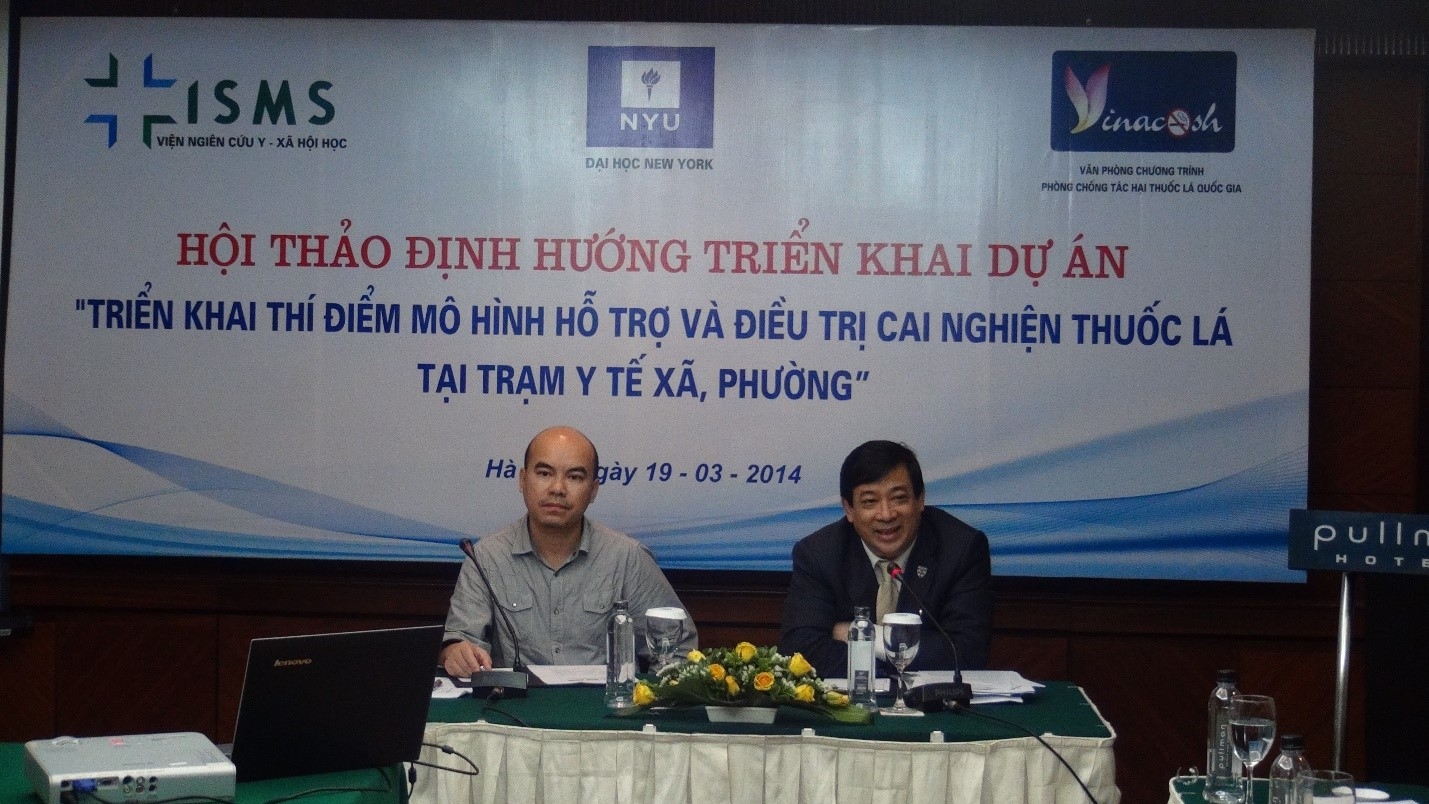 Hội thảo định hướng triển khai dự án thí điểm mô hình hỗ trợ và điều trị cai nghiện thuốc lá tại trạm y tế xã, phường