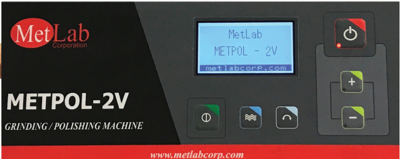 Máy mài bóng metpol 2V hãng Metlab