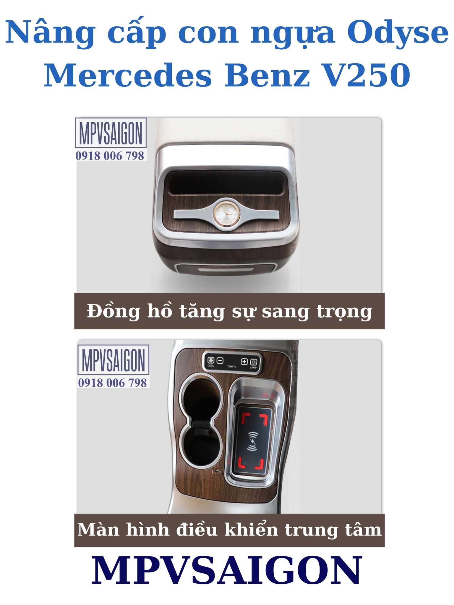 Con Ngựa Mercedes Benz V250 - Mẫu ODYSE