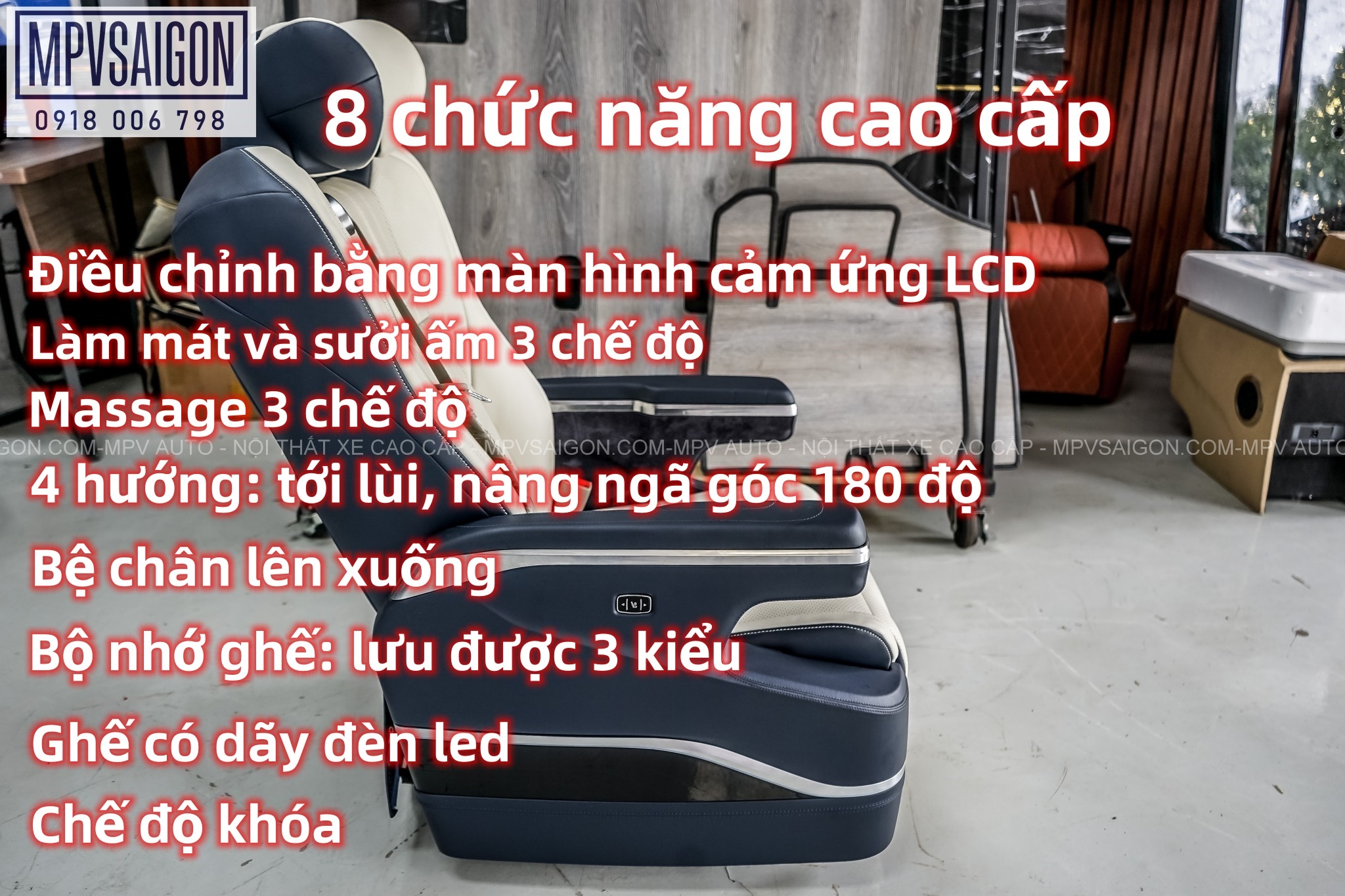 NÂNG CẤP GHẾ LIMOUSINE NHẬP KHẨU CHO CARNIVAL