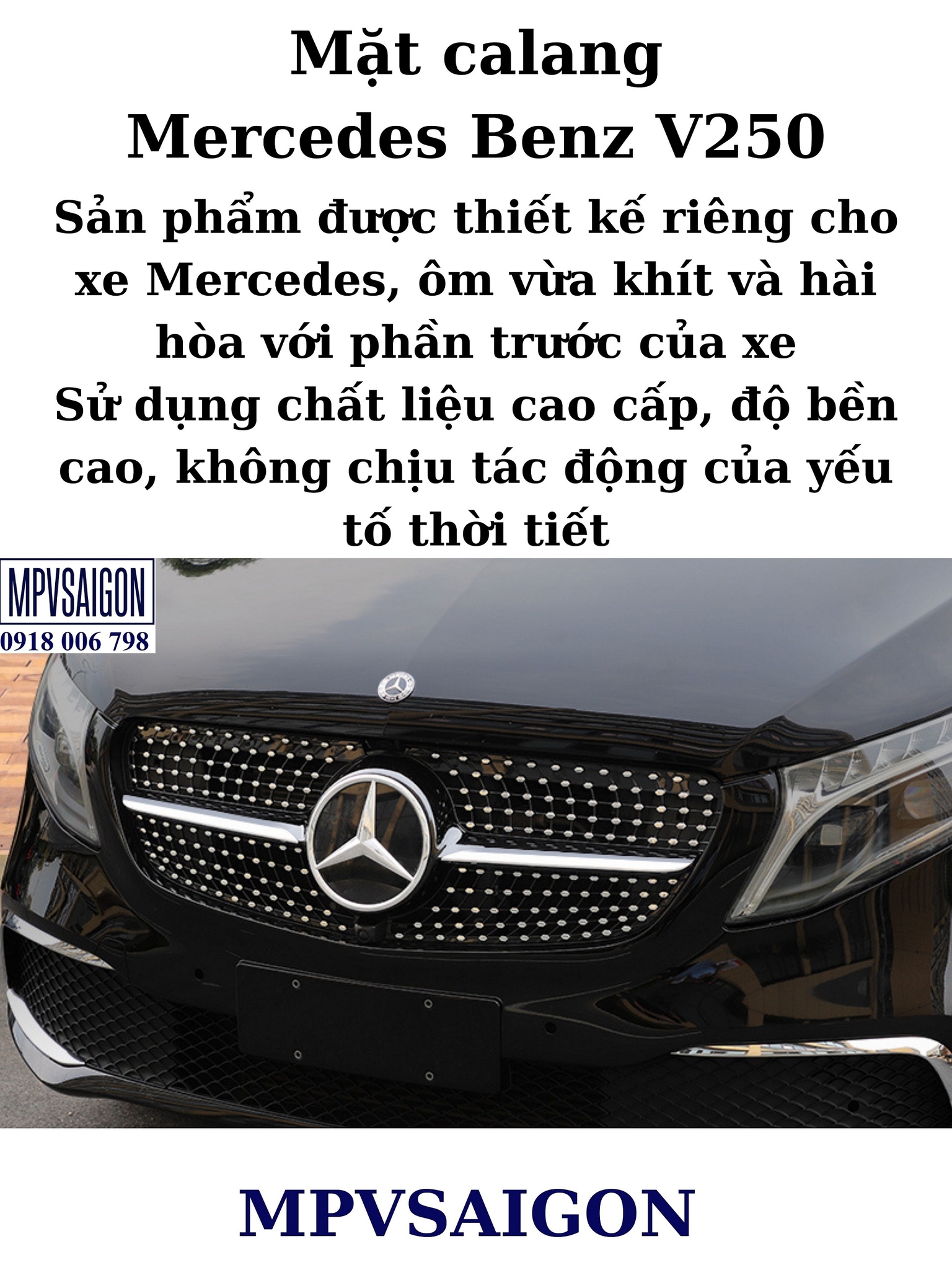 MẶT CALANG Mercedes Benz V250