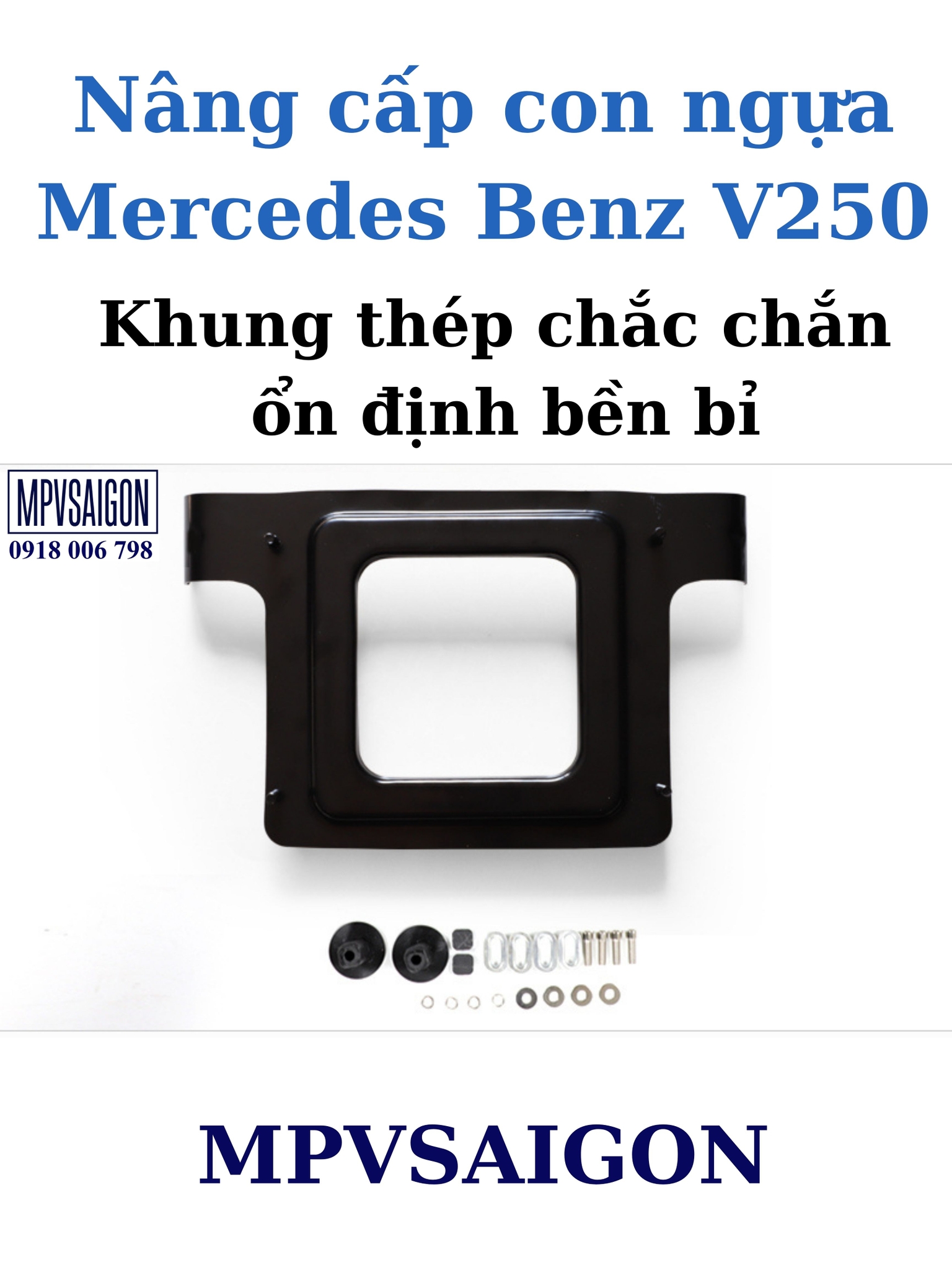 Nâng cấp con ngựa Mercedes Benz V250 AMG cho bản thường