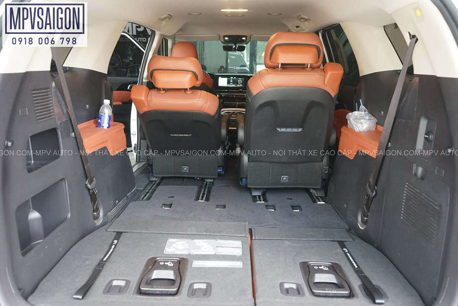 Nâng cấp ghế Maybach và thay da nội thất mới cho CARNIVAL