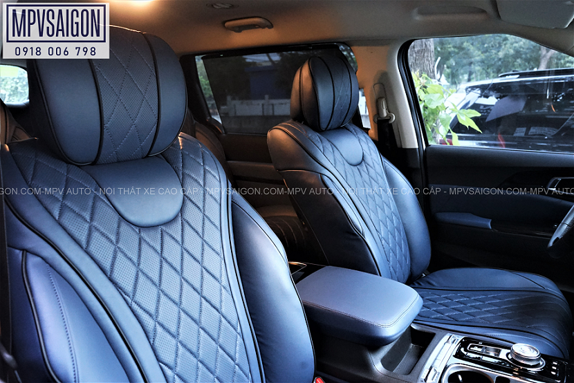 Nâng cấp ghế Maybach và thay da nội thất mới cho CARNIVAL