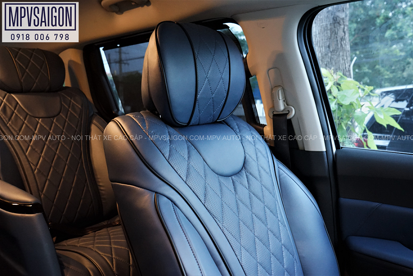 Nâng cấp ghế Maybach và thay da nội thất mới cho CARNIVAL