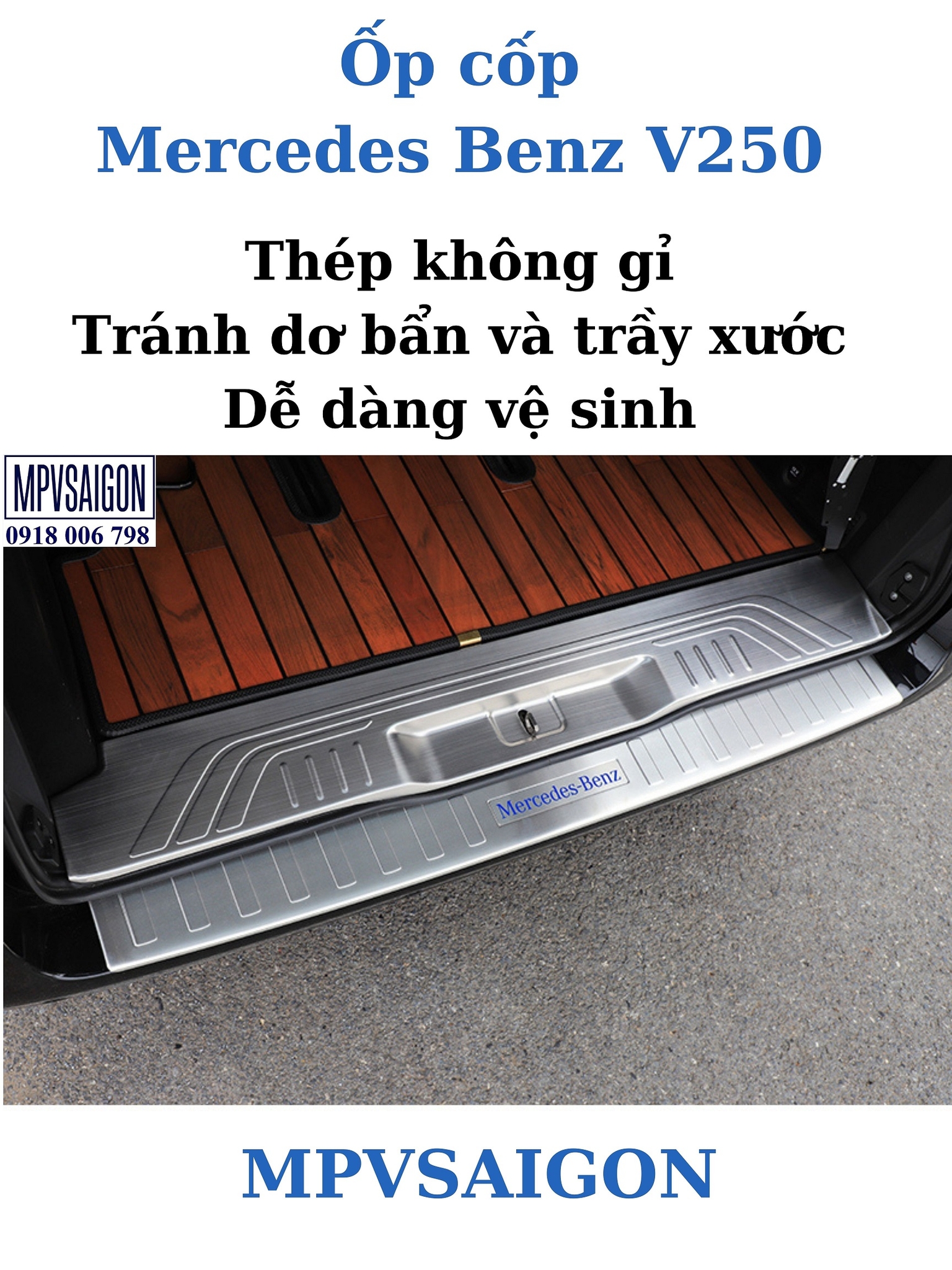 Ốp Cốp dành riêng cho Mercedes V250