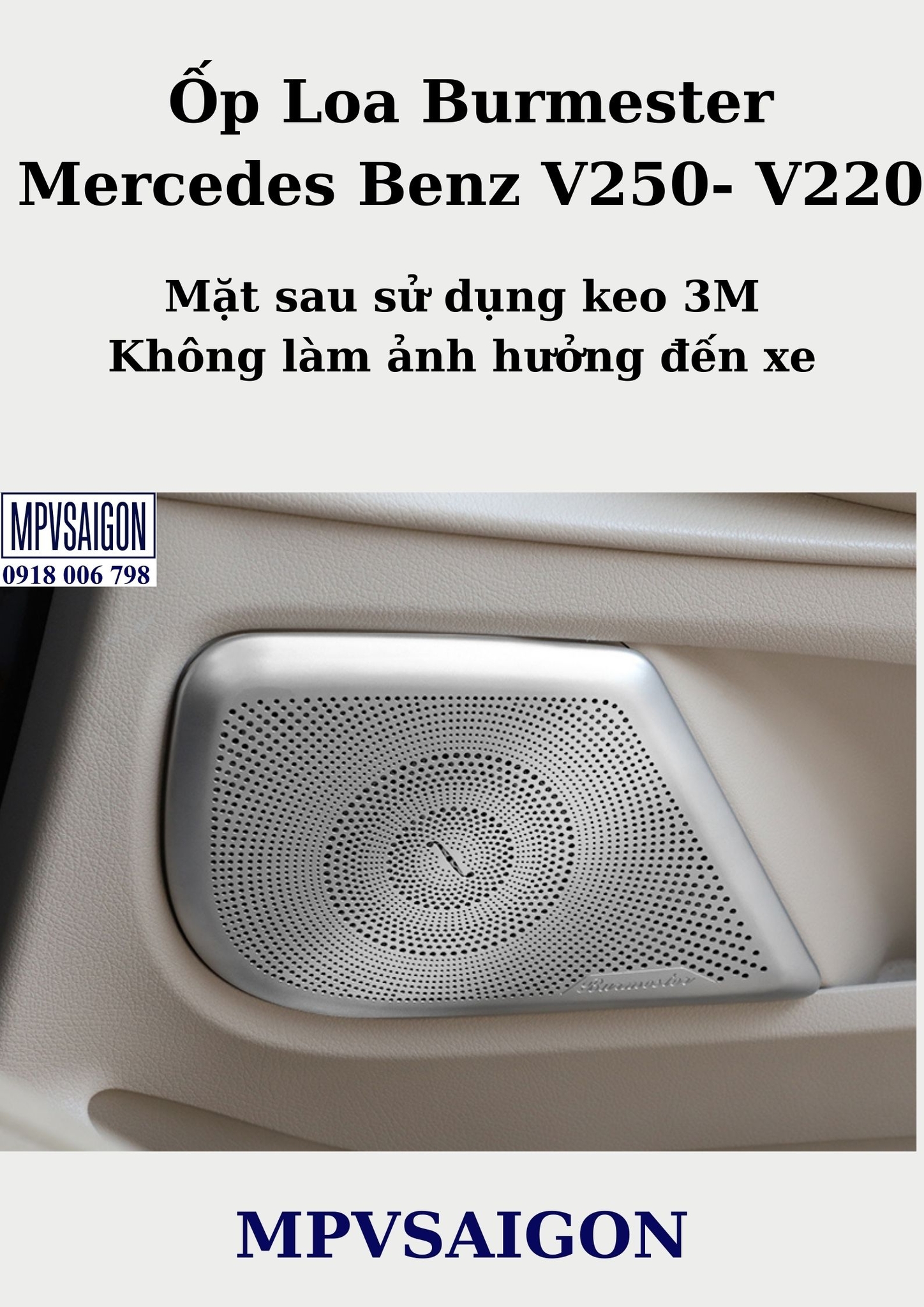 Ốp Loa Burmester Mercedes Benz V250 V220