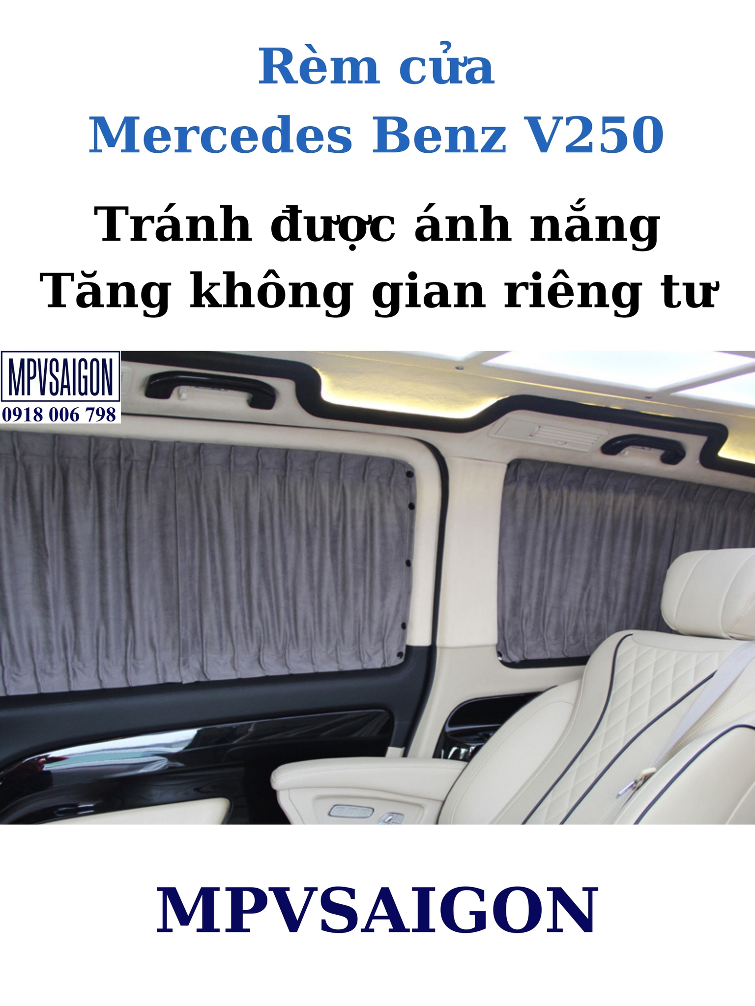 Rèm cửa Mercedes Benz V250