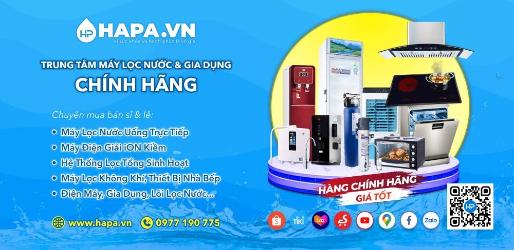 Điện máy HAPA cung cấp Máy Điện Giải iON Kiềm chính hãng và giá tốt - Mua ngay