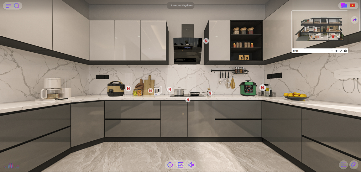Ra mắt Showroom 3D Nagakawa – Trải nghiệm mua sắm với công nghệ mới, tiện nghi trọn vẹn