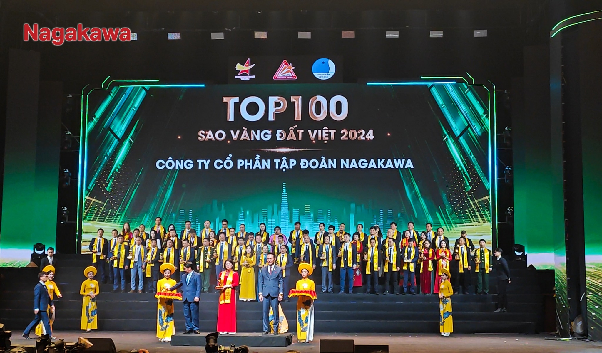 TẬP ĐOÀN NAGAKAWA ĐƯỢC VINH DANH GIẢI THƯỞNG SAO VÀNG ĐẤT VIỆT 2024