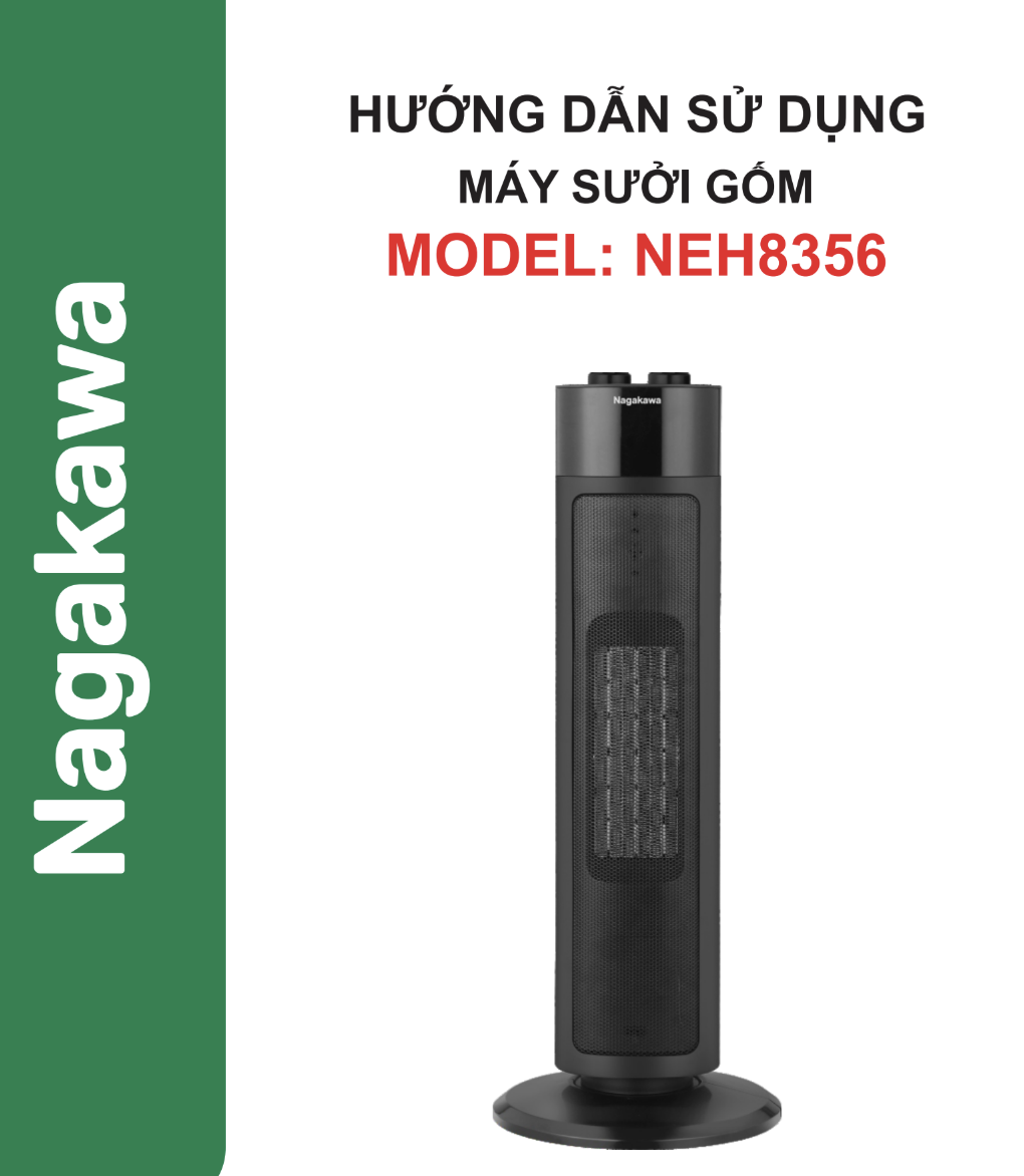 HDSD Máy sưởi gốm Nagakawa NEH8356