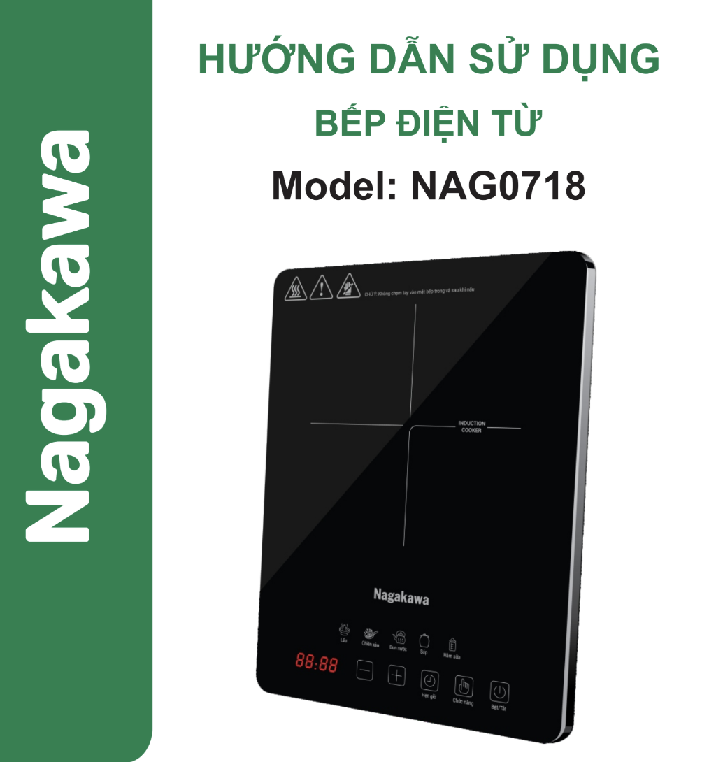 HDSD Bếp điện từ Nagakawa NAG0718