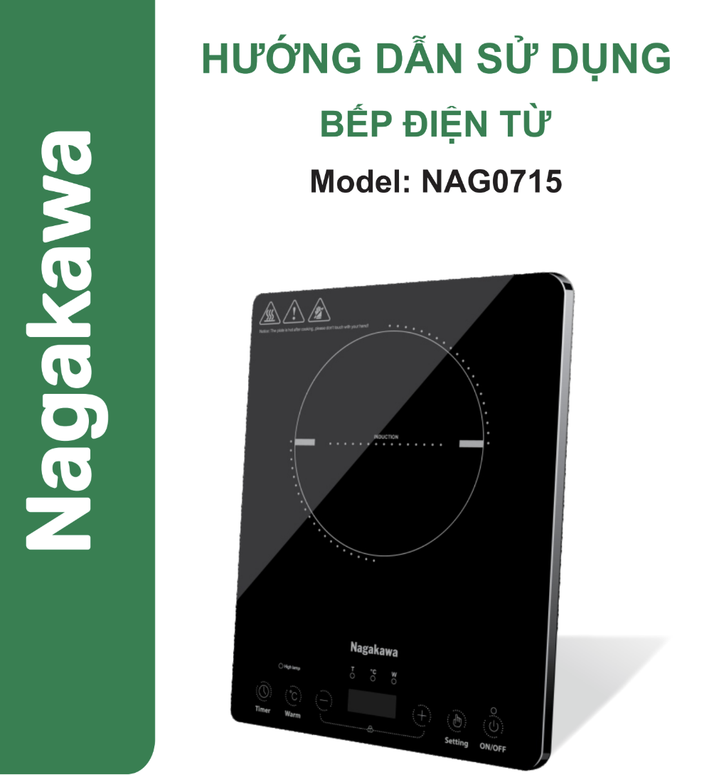 HDSD Bếp điện từ Nagakawa NAG0715