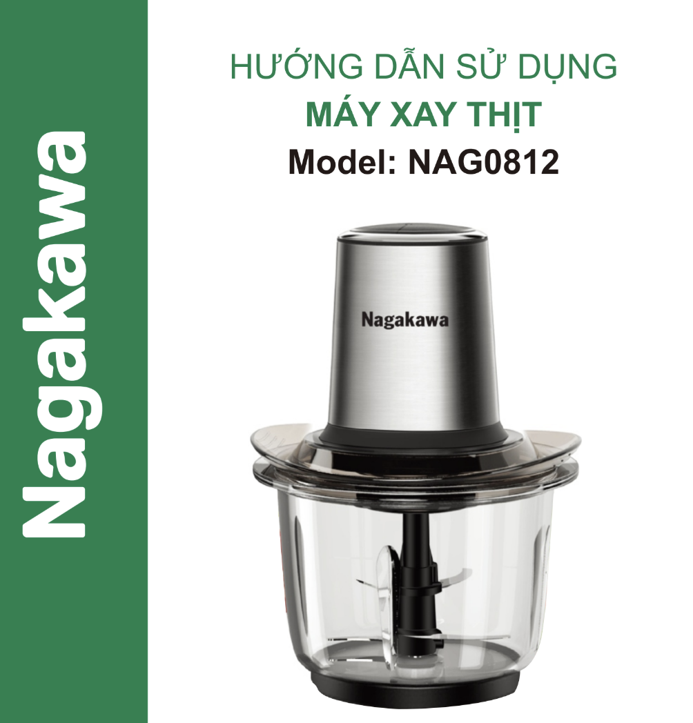 HDSD Máy xay thịt Nagakawa NAG0812