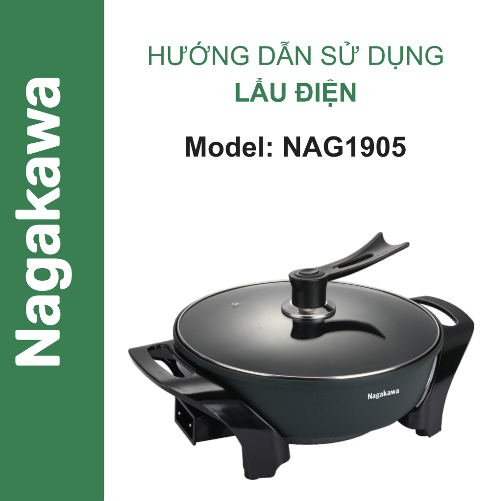 HDSD Lẩu điện Nagakawa NAG1905