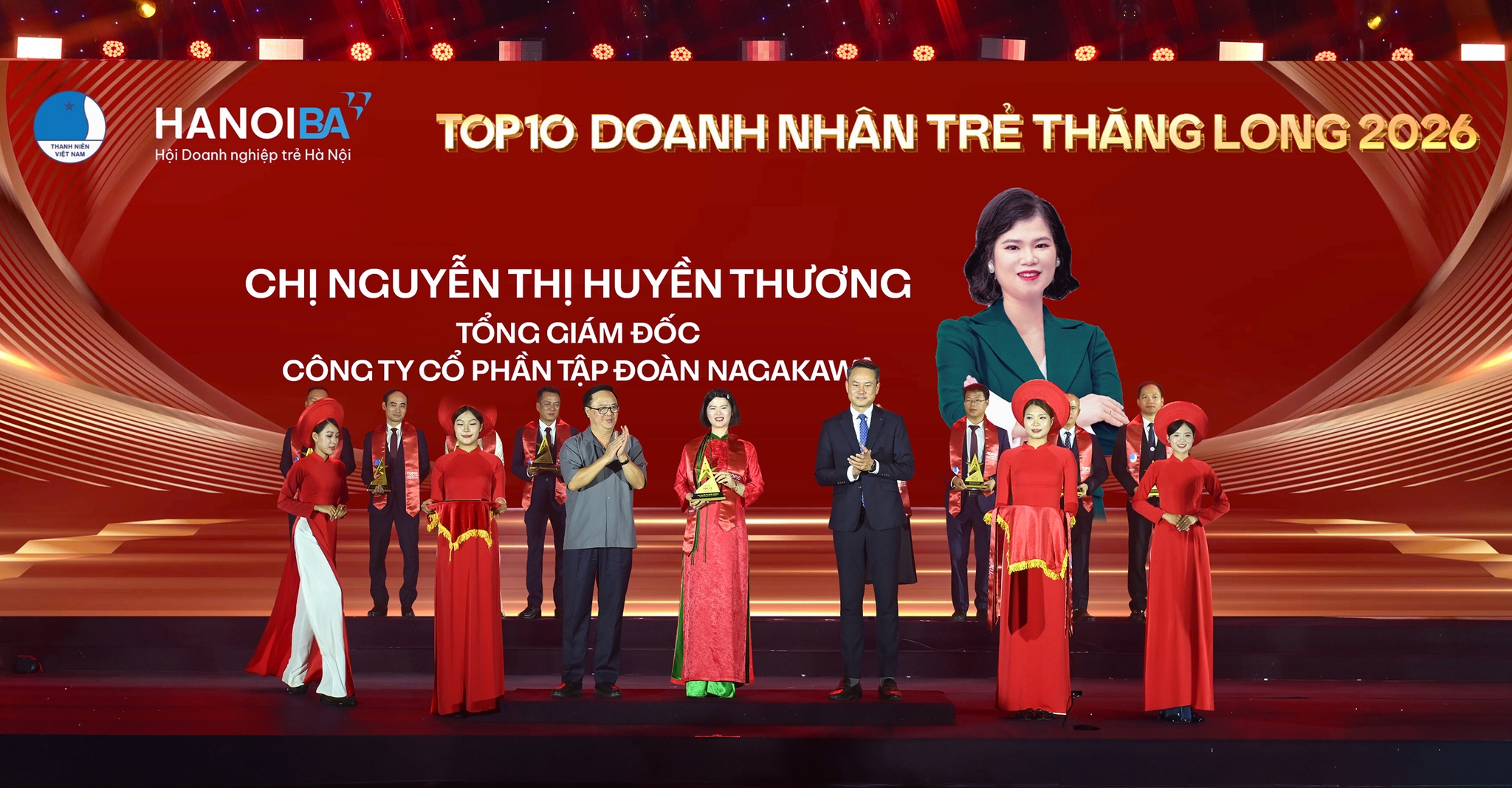 Tổng giám đốc Nagakawa (NAG) được vinh danh Top 10 Doanh nhân trẻ Thủ đô tiêu biểu 2026