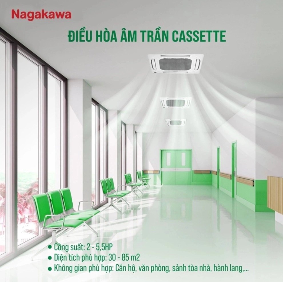 Công suất điều hòa âm trần: 3 cách chọn điều hòa âm trần phù hợp