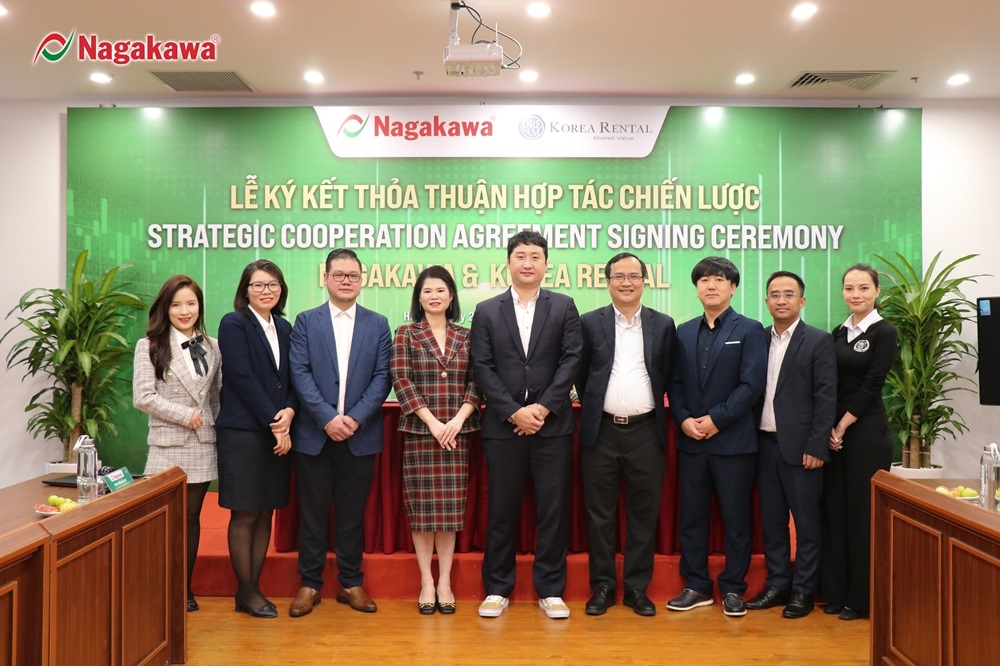NAGAKAWA KÝ KẾT THỎA THUẬN HỢP TÁC CHIẾN LƯỢC VỚI KOREA RENTAL
