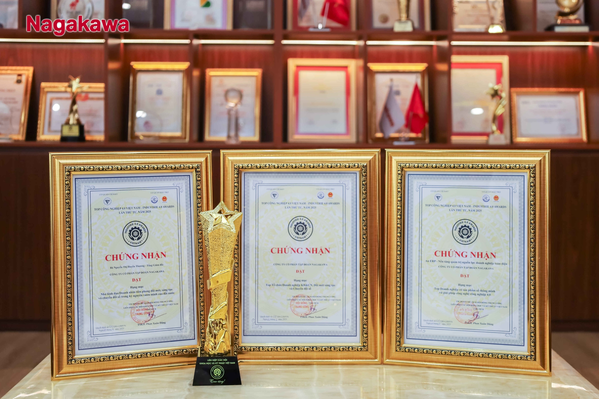 Tập đoàn Nagakawa vinh danh 03 hạng mục giải thưởng tại Top Công nghiệp 4.0 Việt Nam