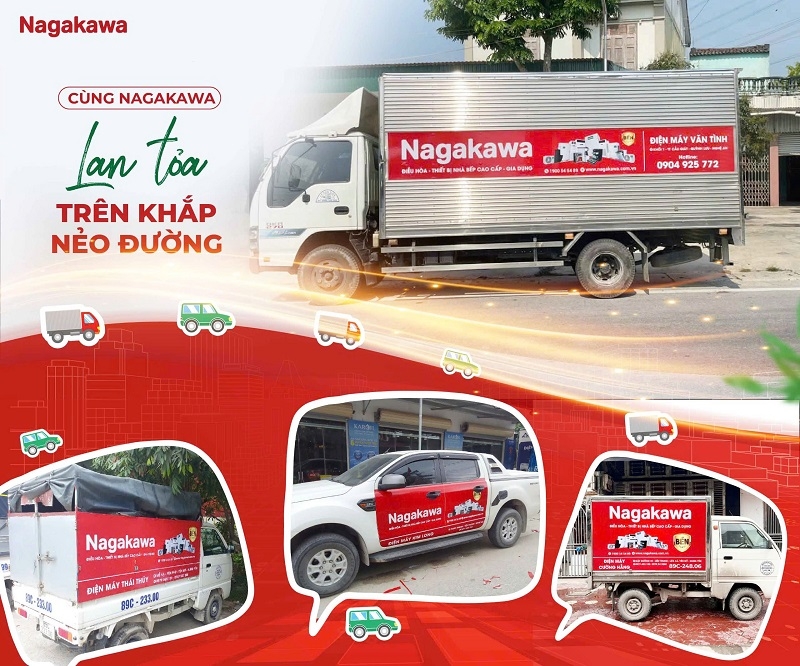 HÀNG NGÀN CHIẾC XE LĂN BÁNH – LAN TỎA THƯƠNG HIỆU NAGAKAWA TRÊN KHẮP NẺO ĐƯỜNG