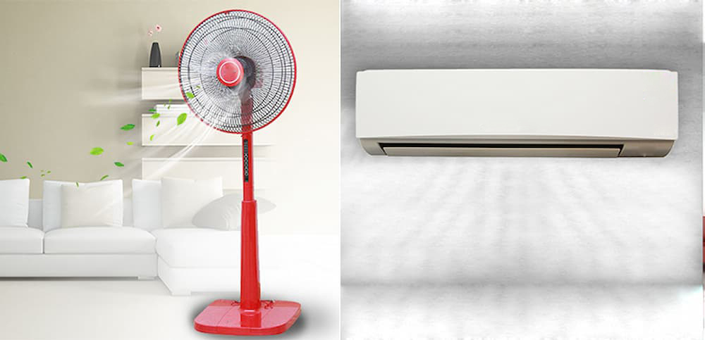 1 máy lạnh bằng bao nhiêu quạt? Quạt có thay thế máy lạnh được không?