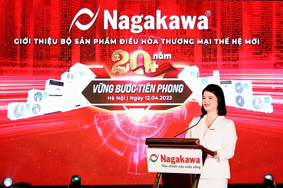 Nagakawa ra mắt bộ điều hòa không khí thương mại với dải công suất siêu lớn