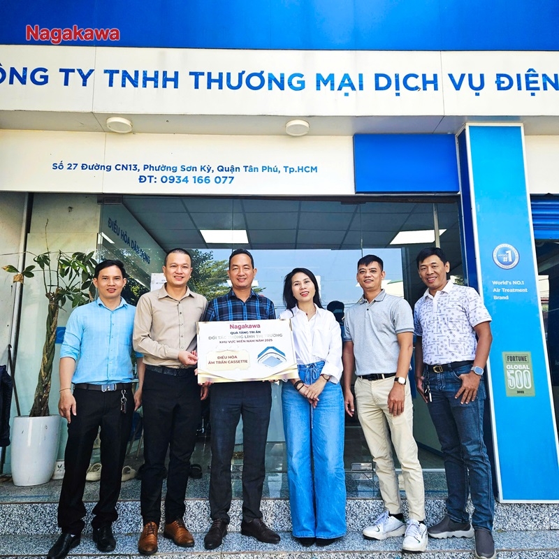 NAGAKAWA TRAO NHỮNG PHẦN QUÀ TRI ÂN ĐẦU TIÊN – KHỞI ĐỘNG HÀNH TRÌNH VINH DANH 300 ĐỐI TÁC TOÀN QUỐC