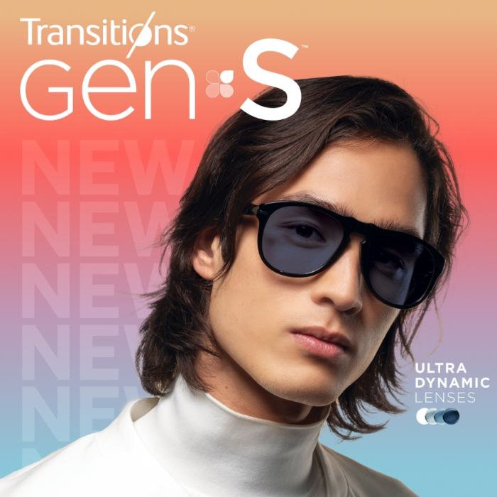 TRANSITIONS GEN S - ĐƠN TRÒNG ĐỔI MÀU KHÓI VÁNG PHỦ CRIZAL SAPPHIRE HR