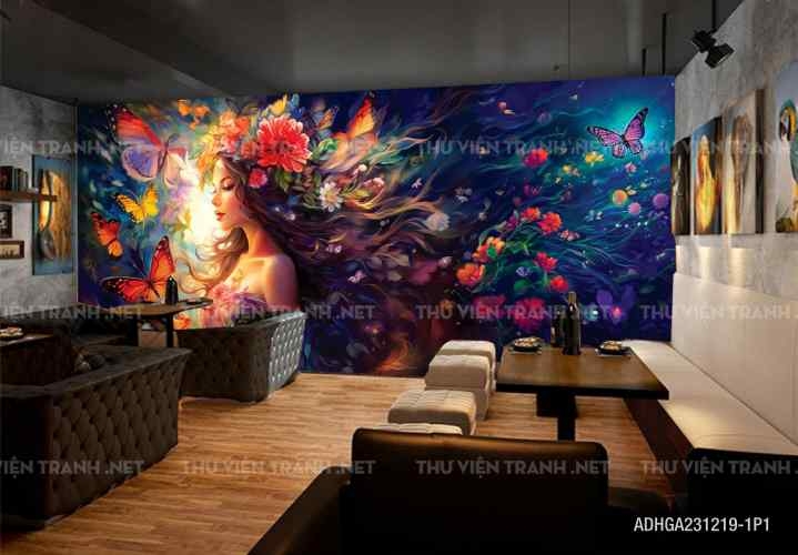 Tranh dán tường Girl Fantasy