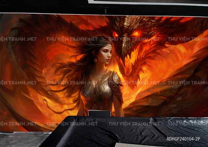 Tranh dán tường Girl Fantasy