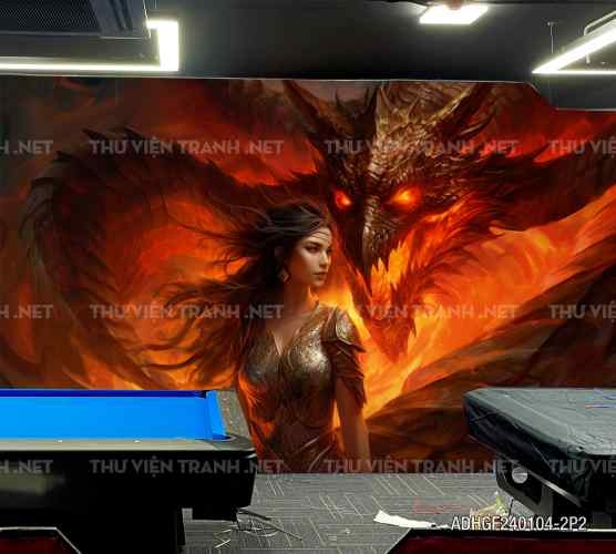 Tranh dán tường Girl Fantasy