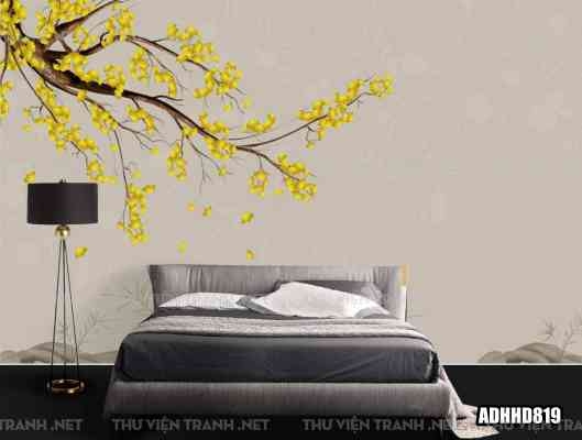 Tranh dán tường Hoa đào 2