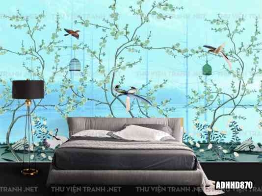 Tranh dán tường Hoa đào 2