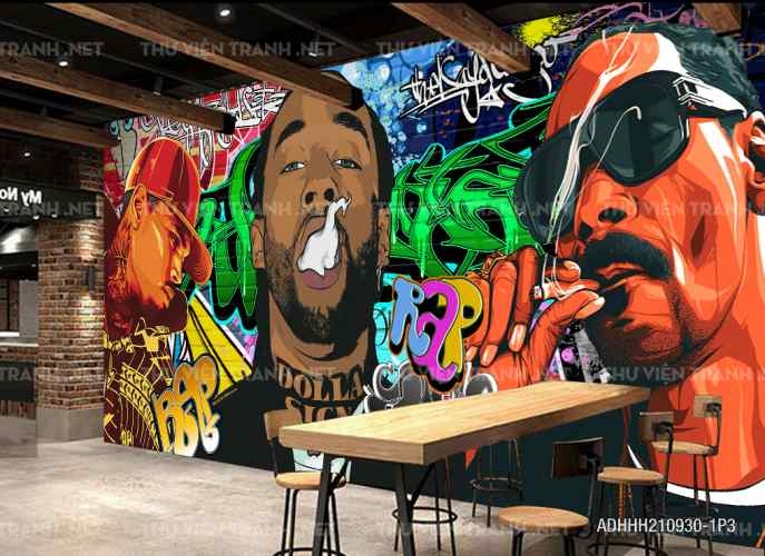 Tranh dán tường hiphop