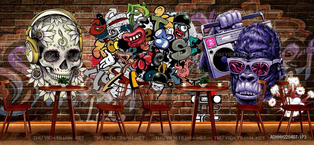 Tranh dán tường hiphop