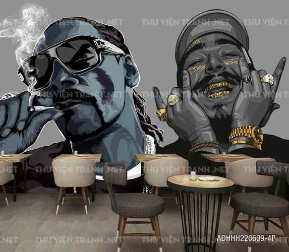 Tranh dán tường hiphop