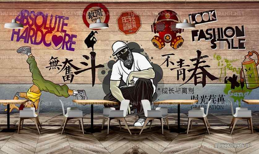 Tranh dán tường hiphop