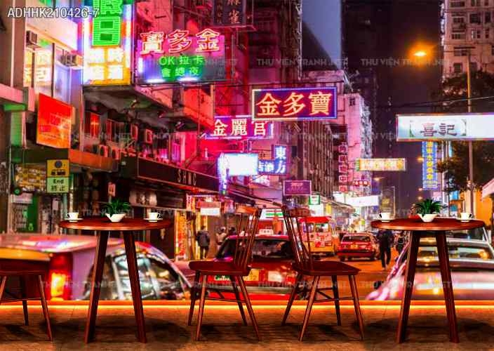 Tranh trang trí tường HongKong