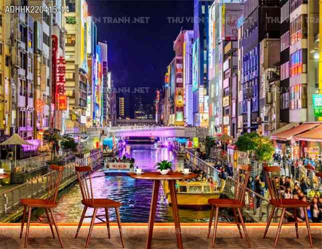 Tranh dán tường Hong Kong