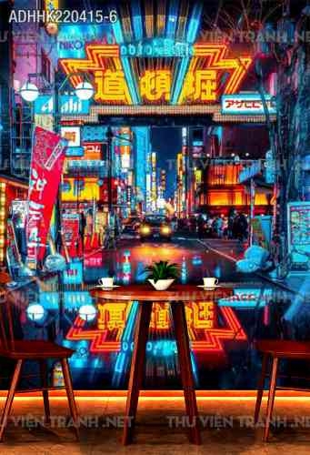 Tranh dán tường Hong Kong