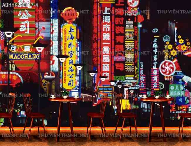 Tranh dán tường Hong Kong